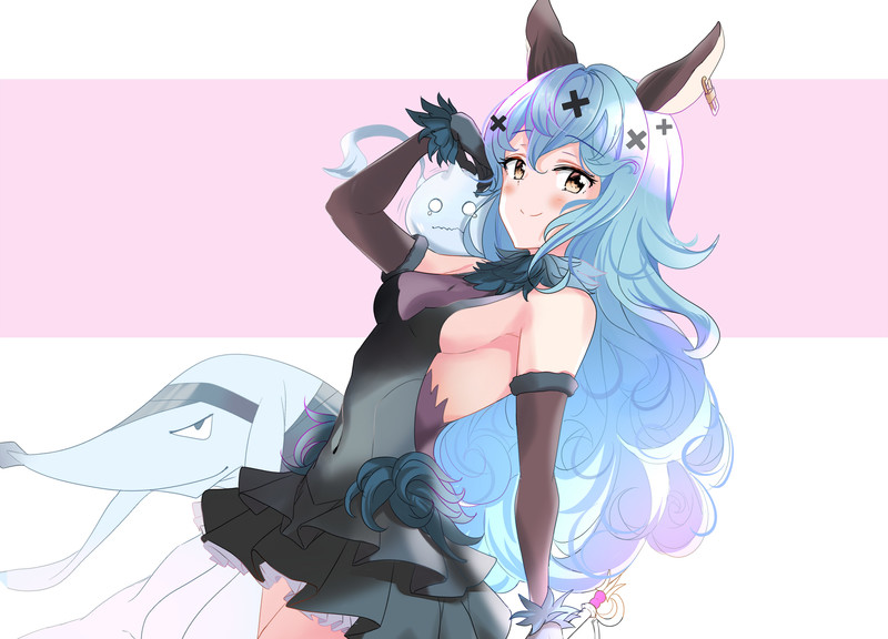 Half-Body Anime Illustration