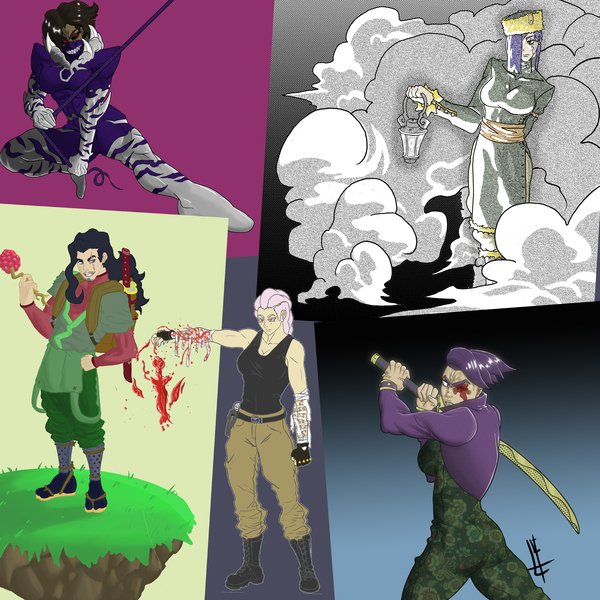 Colored Full Body Character