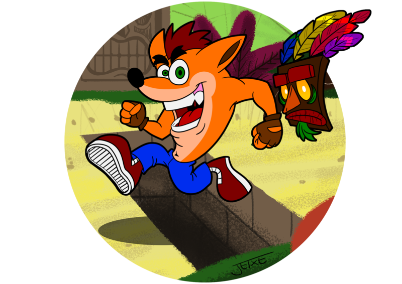 Crash Bandicoot Cartoon