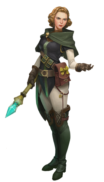 fantasy character and illustration