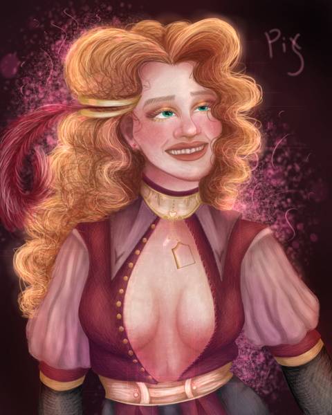Full-Colored Bust (D&D, OC, Character)