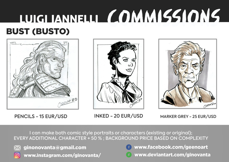 Heads and Busts commissions