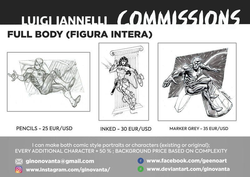 Full body commissions list