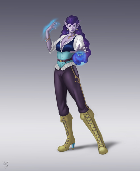I will draw and paint your character