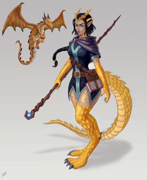 I will draw and paint your character