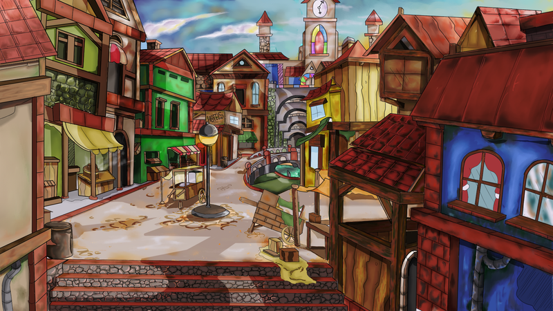 background for animation comic
