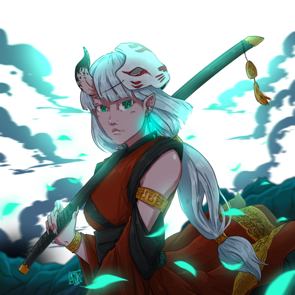 anime character portrait illustration!!
