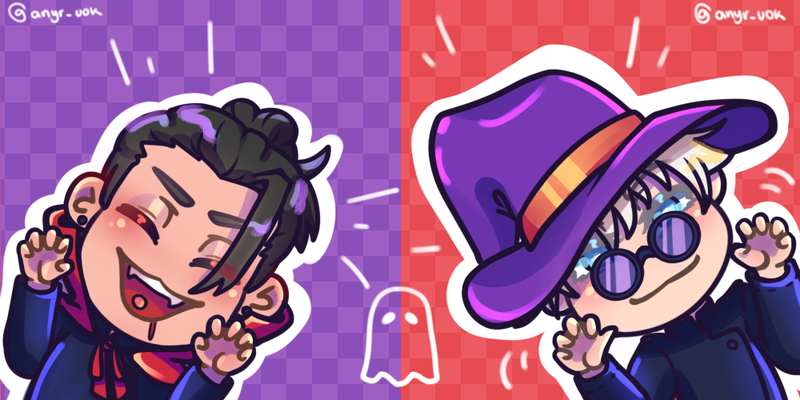 YCH Halloween matching icons