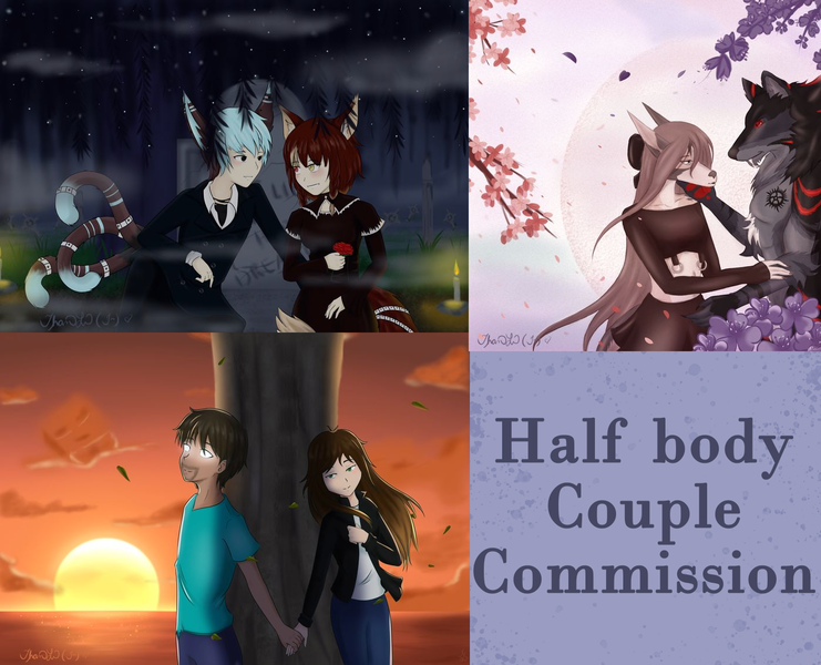 Half Body Couple Commission