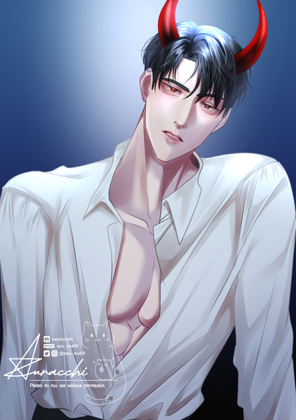 COLORED DETAIL BUST UP MANHWA STYLE