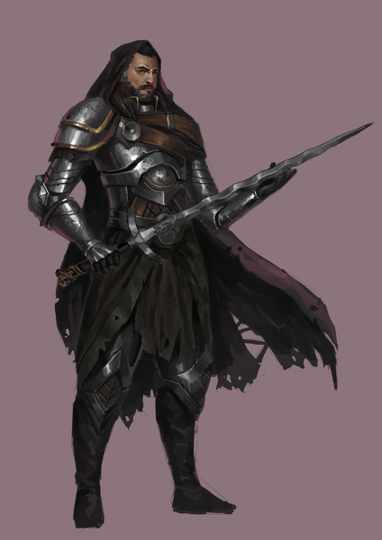 Full body character painting