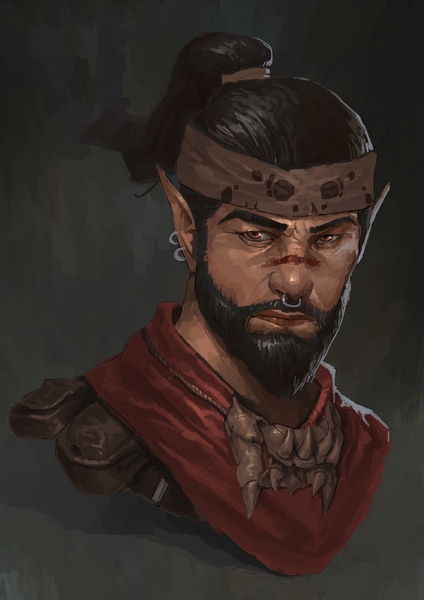 Character painting (Bust up)