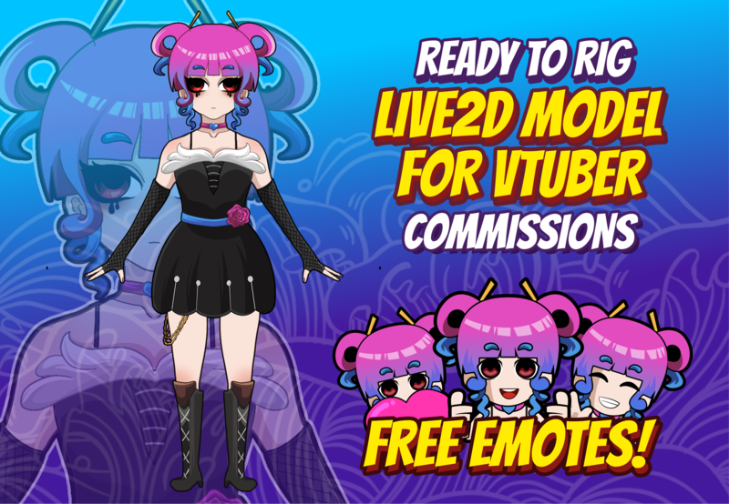 Live2D Vtuber Model Commission