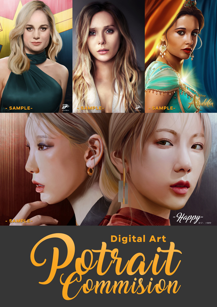 Digital Painting Potrait Commision