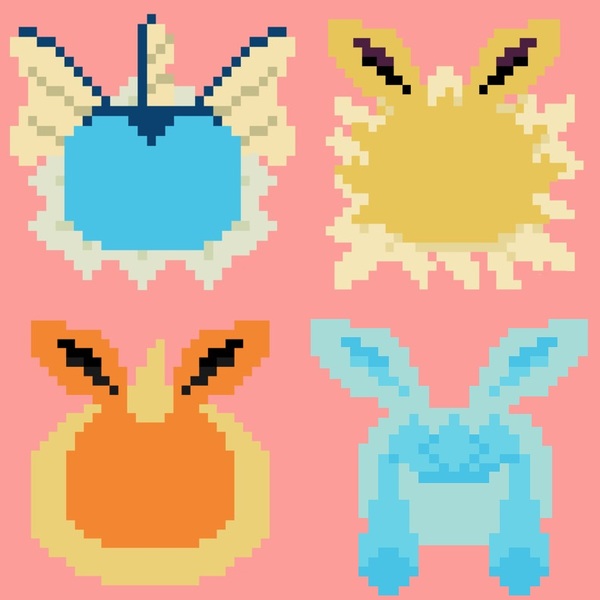 Pokemon pixel art icon