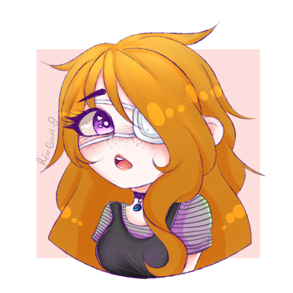 Colored Chibi Bust