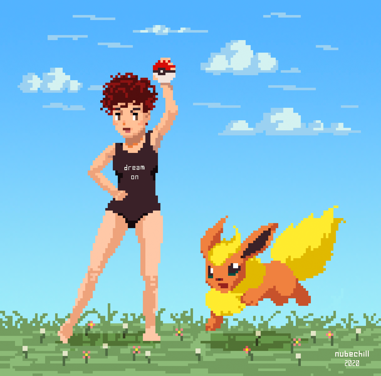Custom character pixel art artists clients