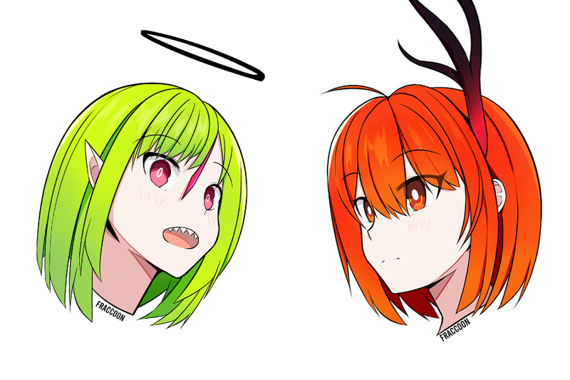 Colored Headshot Anime-style 