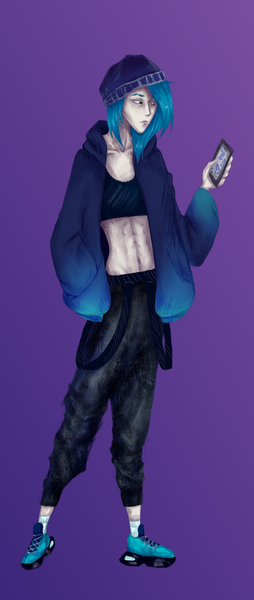 Fullbody + simple background