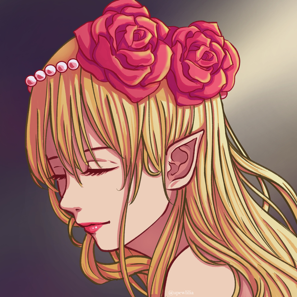 colored headshot (female chara only)