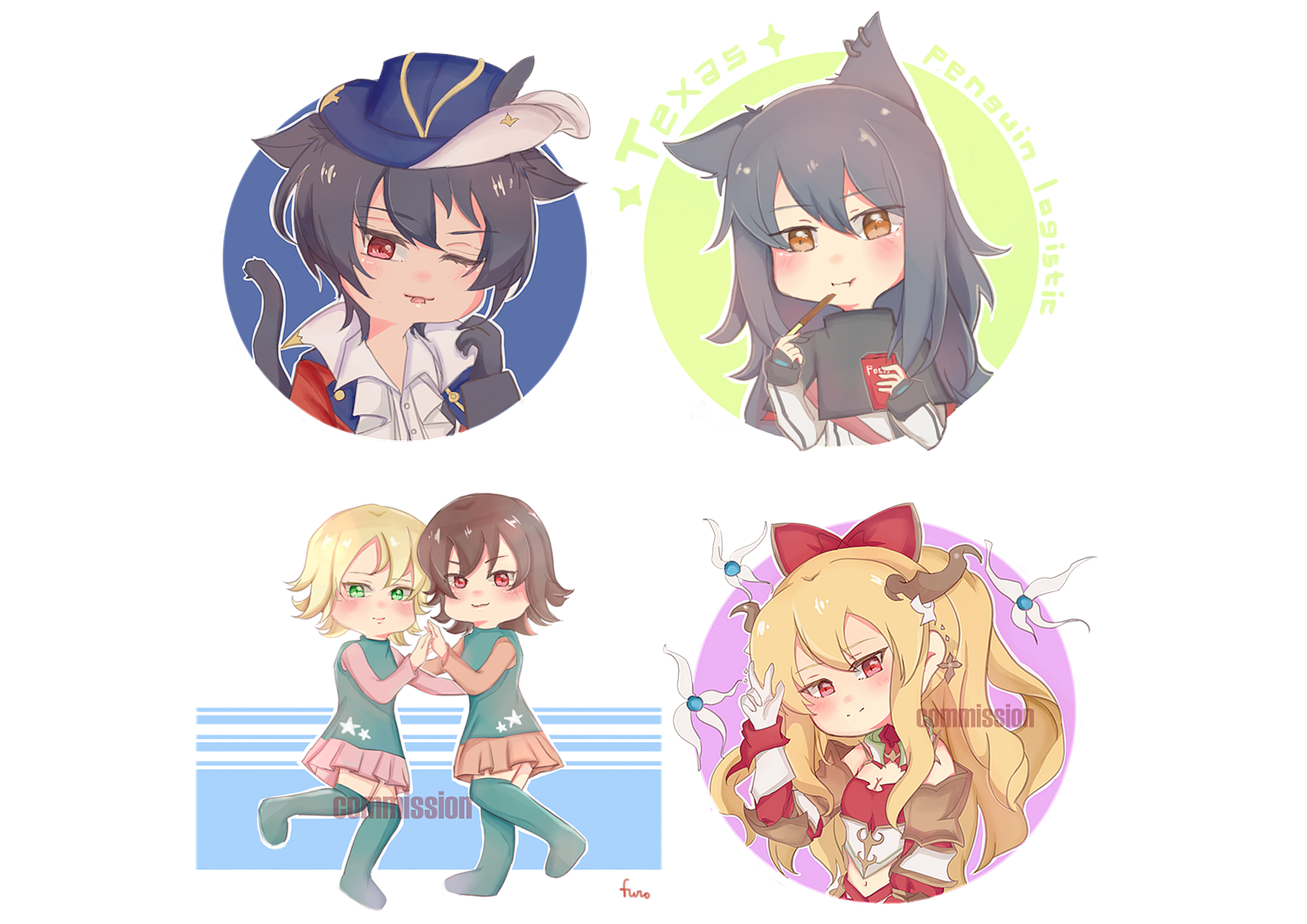 colored chibi icon - Artists&Clients