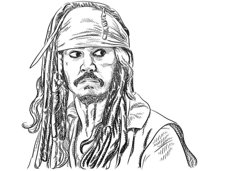 Jack Sparrow | DesiPainters.com