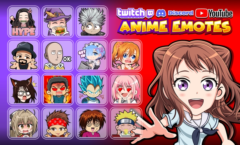 Anime Emotes