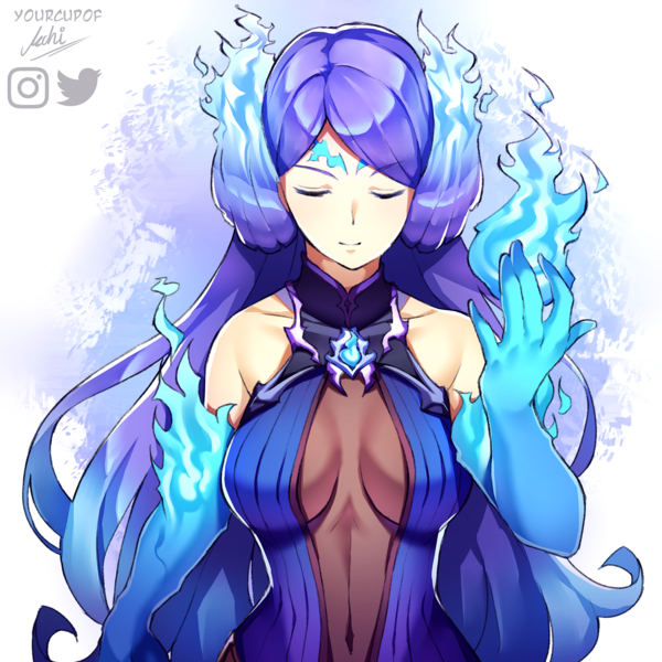 Full-coloured Bust Shot