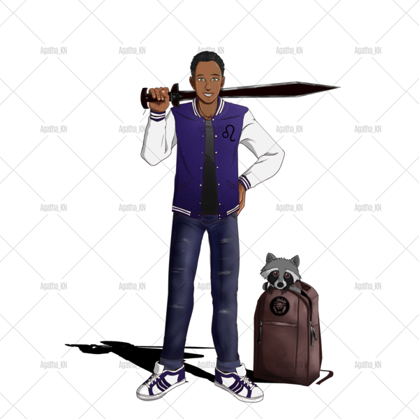 Full Body Colored Character Illustration