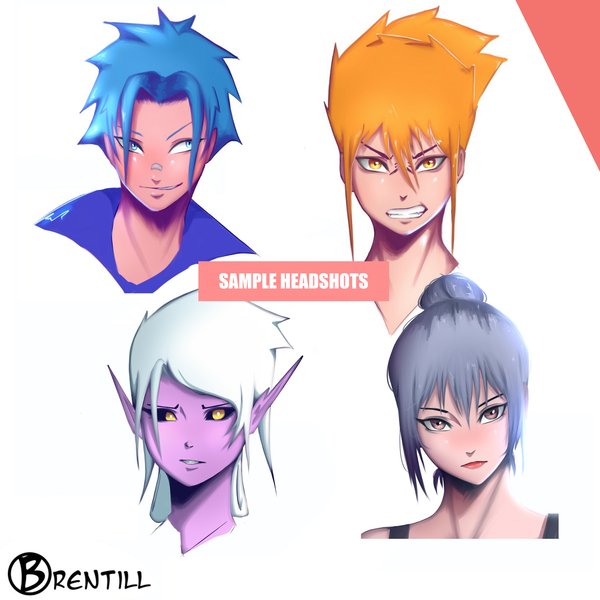 Character Headshot (Colored)