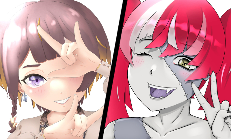 Colored Headshot Anime Illustration