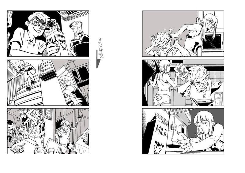 amazing storyboard manga or webtoon