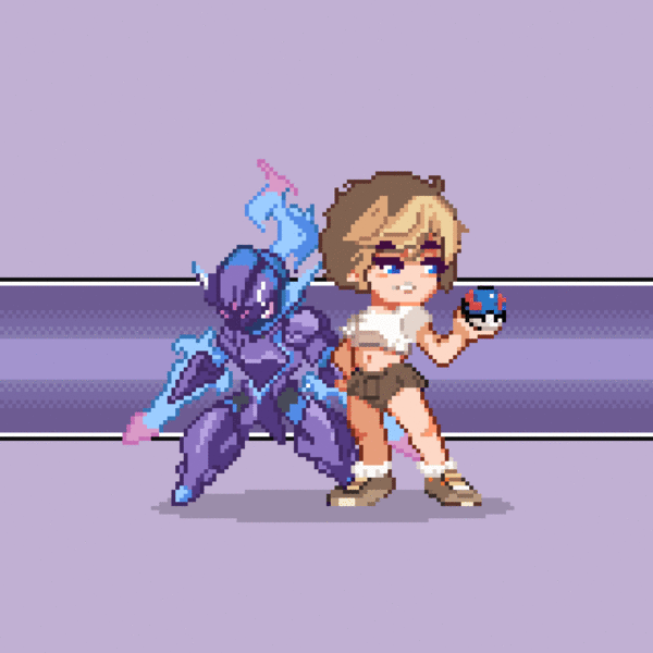Pixel art character