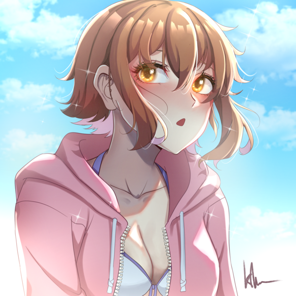 Full Colored Bust Up Anime Style