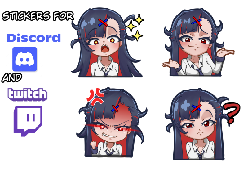 Stickers/Emotes for discord, twitch, etc