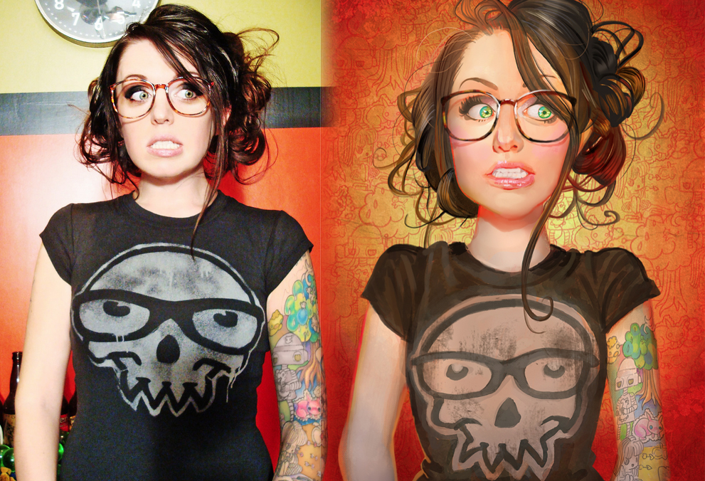 Stylized Portrait Paintings Artists&Clients