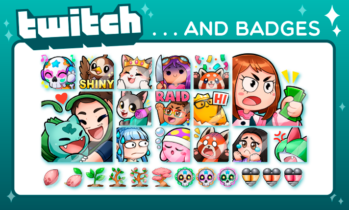 Twitch and Discord Emotes