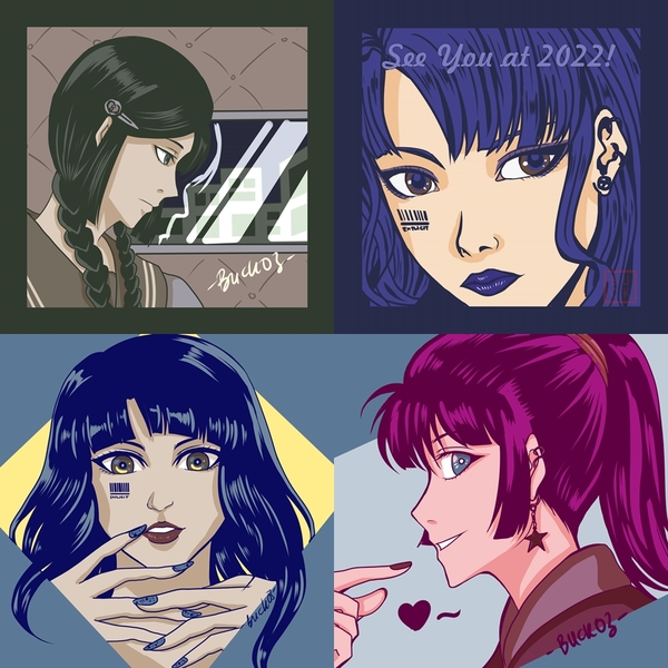 Anime Pop Art Portrait Commission