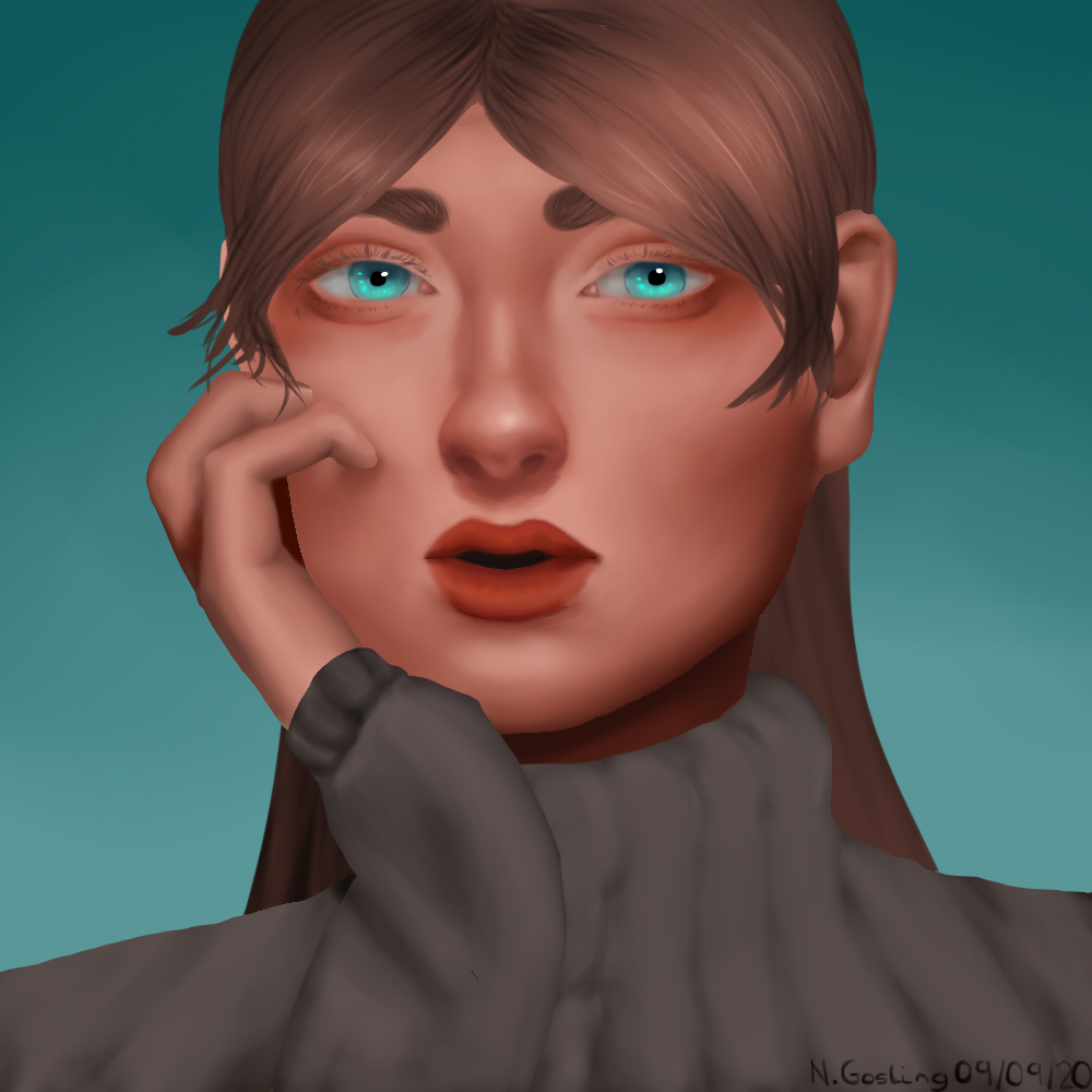 Portrait/headshot painting Artists&Clients