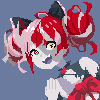 ANIMATED PIXEL ART IN ANIME STYLE