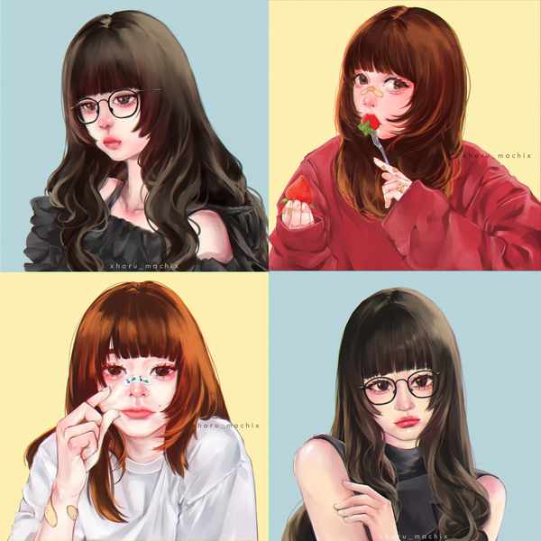 Painting Semi Realism Anime Illustration