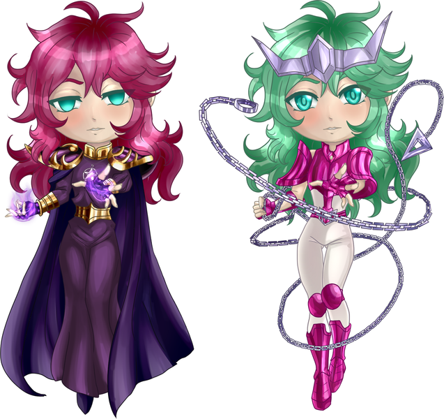 colored chibi full-body