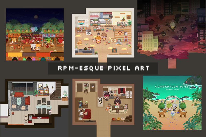 RPM-esque Pixel Art
