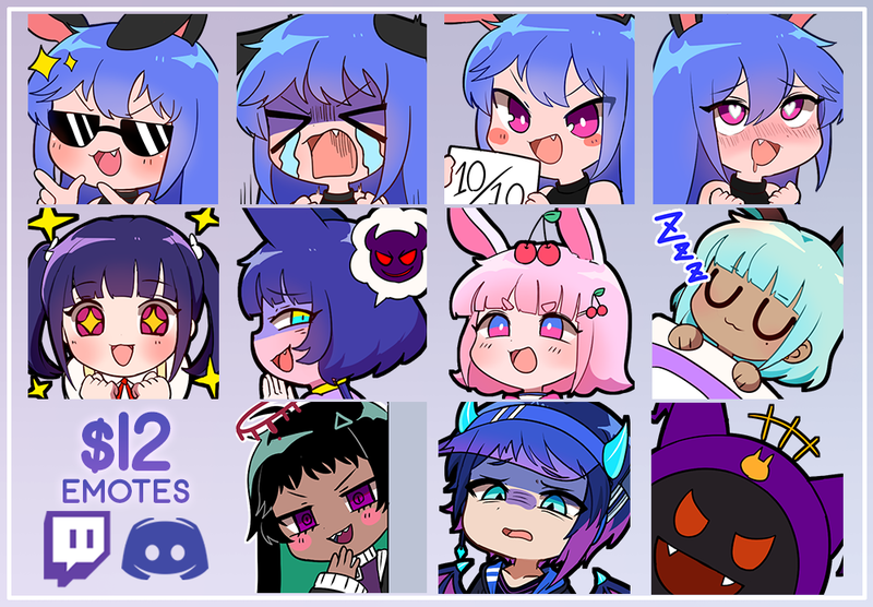 Emotes for Twitch and Discord