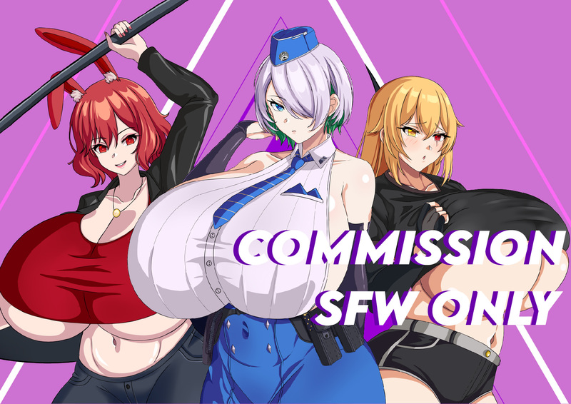 Big tiddies Anime Style commission
