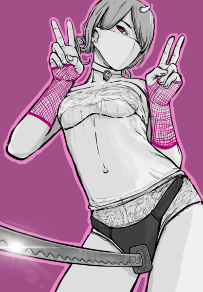Anime Style Character Half-Body