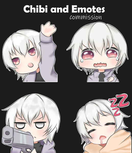 Chibi and Emotes custom illust