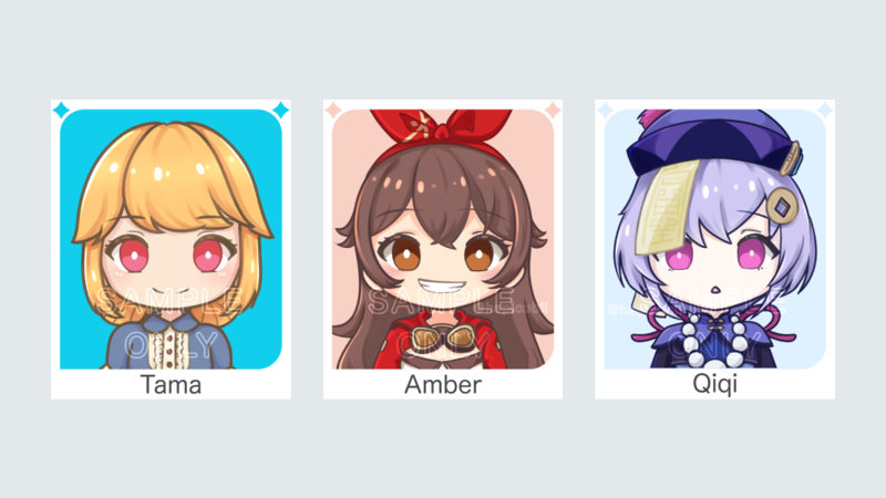 Chibi headshot namecard