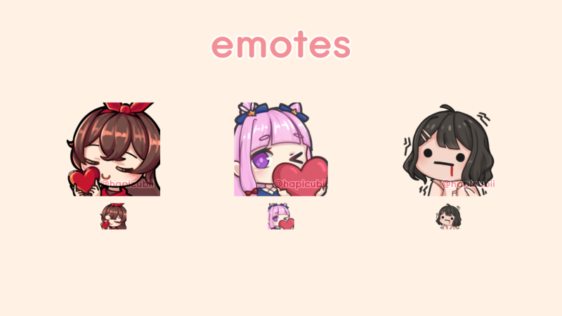 twitch/discord emotes (custom)