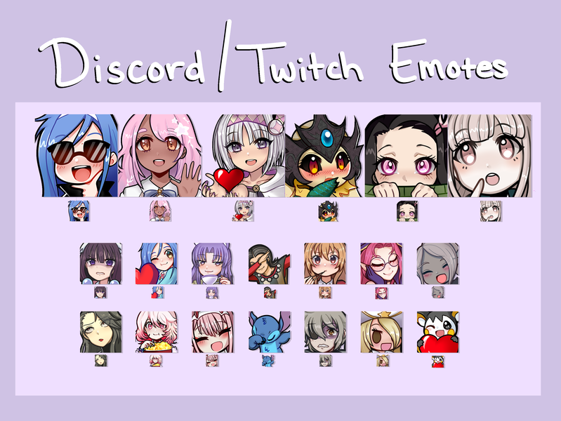 Discord and Twitch Emotes